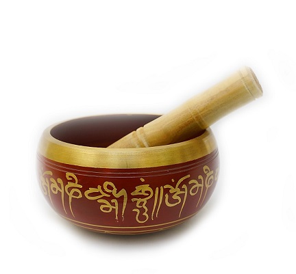 Kalagrah Brass Tibetan Musical Singing Bowl Set w/ Patina - 3 Color Kalagrah Brass Tibetan Musical Singing Bowl Set w/ Patina - 3 Color