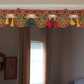 Embroidered door Toran - 36" door bandhanwar