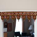 Embroidered Peacock Toran w/ Mirror Work - 36" Door Bandhanwar