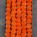 5 PC - 4.5 feet Dark Orange Marigold Garland for wedding/party decoration 5 PC - 4.5 feet Dark Orange Marigold Garland for wedding/party decoration
