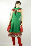 Light Green Cotton Readymade Churidar Kameez Light Green Cotton Readymade Churidar Kameez