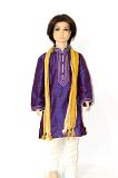Violet Art Silk Readymade Kurta Pajama - 9 & 10 Year Boys