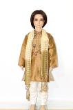Brown Art Silk Readymade Kurta Pajama - 1 to 5 Year Child