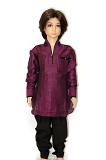 Maroon Cotton Readymade Kurta Pajama - 1 to 5 Year Children
