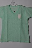 Light Green Chikan Work Cotton Short Kurti Size 34/36
