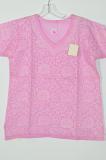 Lavendar Chikan Work Cotton Short Kurti Size 36/38
