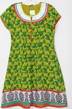 Green Printed Georgette Kurti 34/36