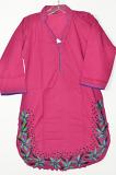 Maroon Cotton Kurti w/ Thread Work Size 36/38