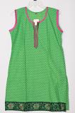 Green Cotton Kurti w/ Thread Work Size 36/38 Green Cotton Kurti w/ Thread Work Size 36/38