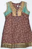 Brown Colour Cotton Kurti w/ Jaquard Size 36/38 Brown Colour Cotton Kurti w/ Jaquard Size 36/38