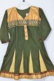 Green Colour Anarkali Cotton Kurti Size 36/38