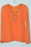 Orange Colour Chiffon Short Kurti w/ Size 34/36