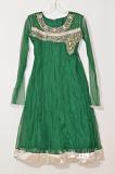 Green Net Anarkali Style Kurti Size 32/34