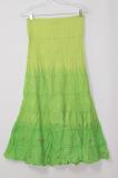 Parrot Green Voil Crushed Skirt Size 30