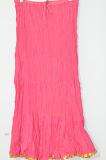 Rose Pink Voil Crushed Skirt Size 32 Or Smaller