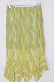 Light Green Chiffon Skirt Size 30 Or Smaller