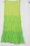 Parrot Green Voil Crushed Skirt Size 30