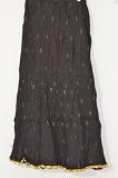 Black Voil Crushed Skirt Size 30