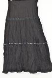 Multi Color Black Voil Crushed Skirt Size 28
