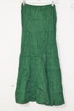 Dark Green Voil Crushed Skirt Size 30
