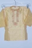 Cream Color Dupion Silk Kurta Pajma Boys 1 Year Cream Color Dupion Silk Kurta Pajma Boys 1 Year