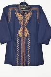 Navy Blue Sherwani w/ Stole & Pajama for 4 Year Old Boys