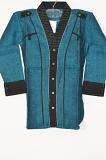 Teal Green Cotton Kurta w/ Churidar Pajama Pants - 4 Yr Boys Teal Green Cotton Kurta w/ Churidar Pajama Pants - 4 Yr Boys