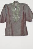 Mutli Color & Green Cotton Kurta w/ Churidar Pajama 3 & 5 Yr Boys
