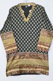Balck & Gold Color Georgette Kurti ( M 40 )