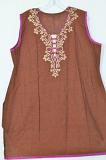 Maroon & Pink Color Cotton Kurti ( 2XL 46 )