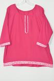 Pink Color Crepe Short Kurti Kurta for Ladies ( L 42 ) Pink Color Crepe Short Kurti Kurta for Ladies ( L 42 )