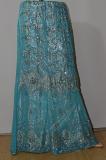 Blue Georgette Lehanga w/ Blouse & Stole Blue Georgette Lehanga w/ Blouse & Stole