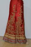 Red Silk Lehanga w/ Blouse & Stole