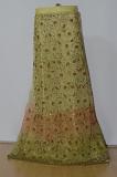 Pista Green Net Lehanga w/  Blouse & Stole