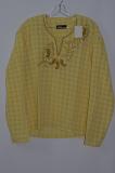 Yellow Color  Polyster  Short Kurta w/ Full Sleeves 42"