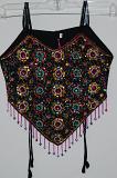 Beautiful Black  & Magenta Georgette Lehenga for Girls