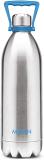 Milton Thermosteel Duo DLX 2000, Double Walled Vacuum Insulated Flask 2000 