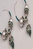 Green Stone Studded Fashion Earrings
