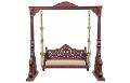 Intricately Carved Teak Wood Swing/Jhoola for Home