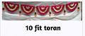 Floral Toran    10 ft  ( Design FH 553 )  