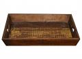 Rustic Design Natural Reclaimed Wood Farmhouse Tray