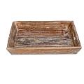 Reclaimed Rustic Wooden 18" Farmhouse Decorative Serving Tray Distressed