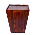 Exotic Cube Shaped 18" Square Top Side Table / End Table / Accent Table For Living Room