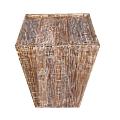 Solid Wood 18" Square Top Side Table / End Table / Accent Table For Living Room