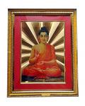 Gautam Buddha Wall Picture 24 Carat Gold Plated Frame 16" Gautam Buddha Wall Picture 24 Carat Gold Plated Frame 16"