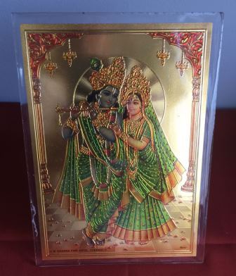 Acrylic Photo Frame of Radha Krishna - 7.7" Acrylic Photo Frame of Radha Krishna - 7.7"