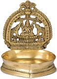 Gajalakshmi Brass Deepam Lamp For Puja
