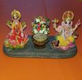 Sree Ganesh-Laxmi ji Altar Style Statue for Diwali Pooja Sree Ganesh-Laxmi ji Altar Style Statue for Diwali Pooja