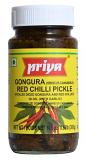 Priya Gongura Red Chilli With Out Garlic Pickle - 300g