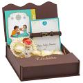 GIFT HAMPER - Fancy Rakhi Bracelet in Faux Leather